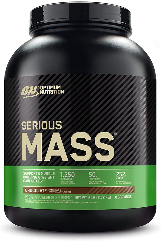 Optimum Nutrition - Serious Mass 6LB (2.72kg) - التغذية المثلى - سيريوس ماس 6 رطل (2.72 كجم)