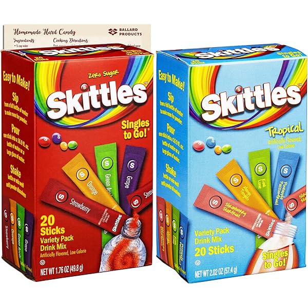 Skittles Singles To Go drink