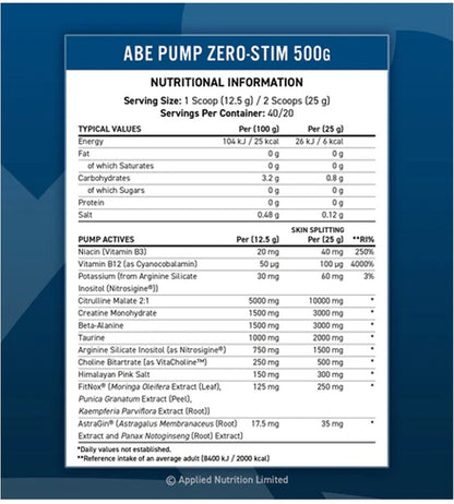 Applied Nutrition ABE PUMP