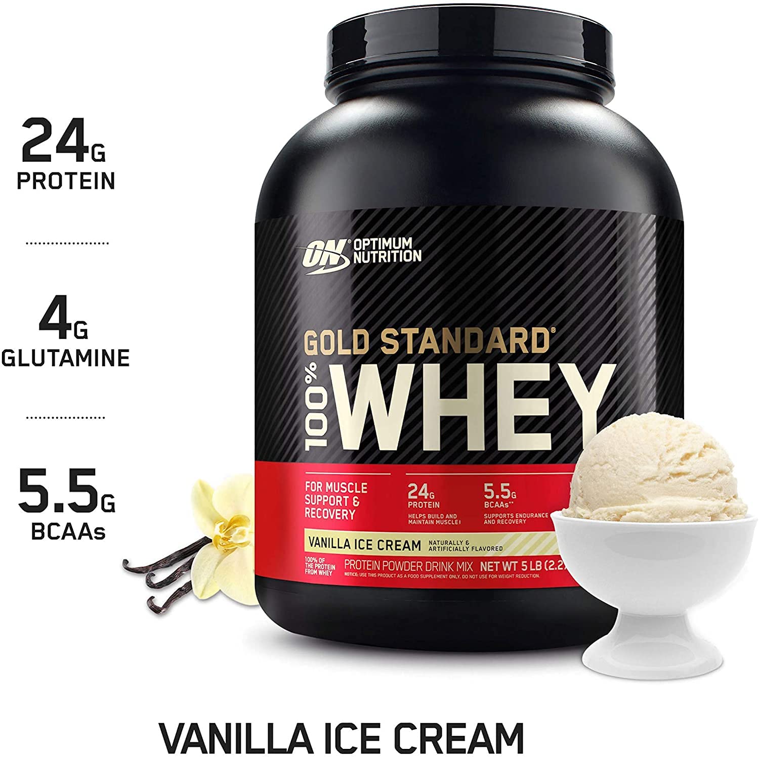 Optimum Nutrition - Gold Standard 100% Whey 5LB