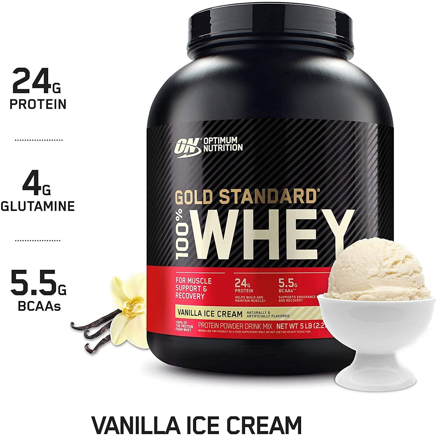 Optimum Nutrition - Gold Standard 100% Whey 5LB